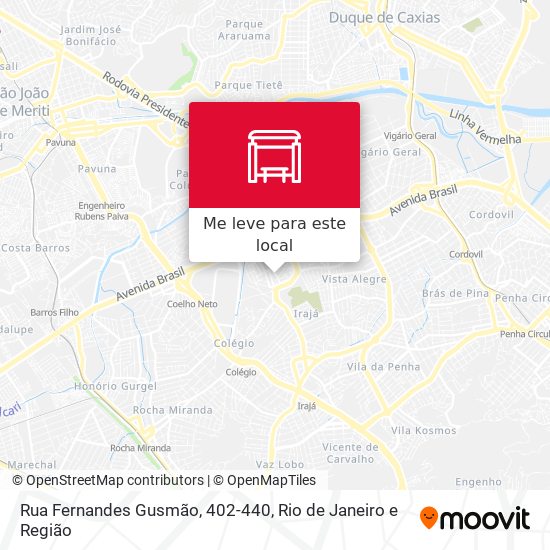 Rua Fernandes Gusmão, 402-440 mapa