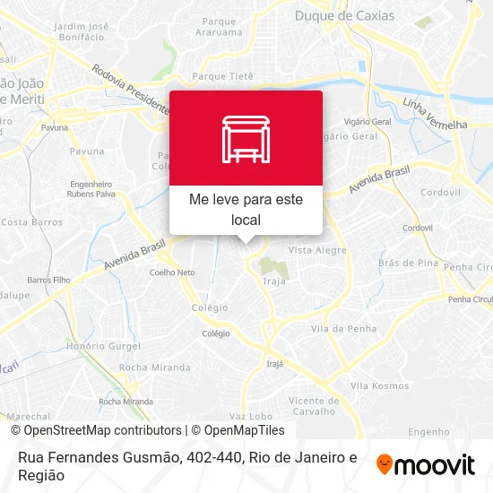 Rua Fernandes Gusmão, 402-440 mapa