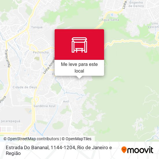 Estrada Do Bananal, 1144-1204 mapa