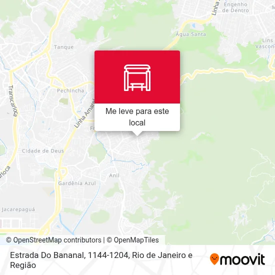 Estrada Do Bananal, 1144-1204 mapa