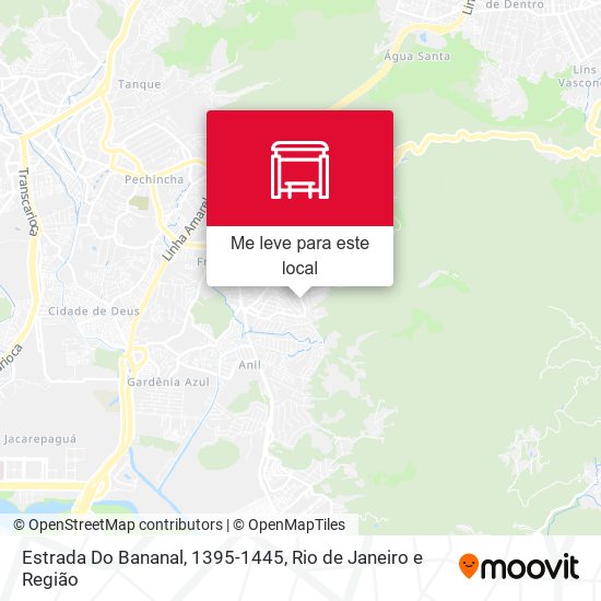 Estrada Do Bananal, 1395-1445 mapa