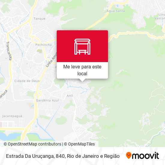 Estrada Da Uruçanga, 840 mapa