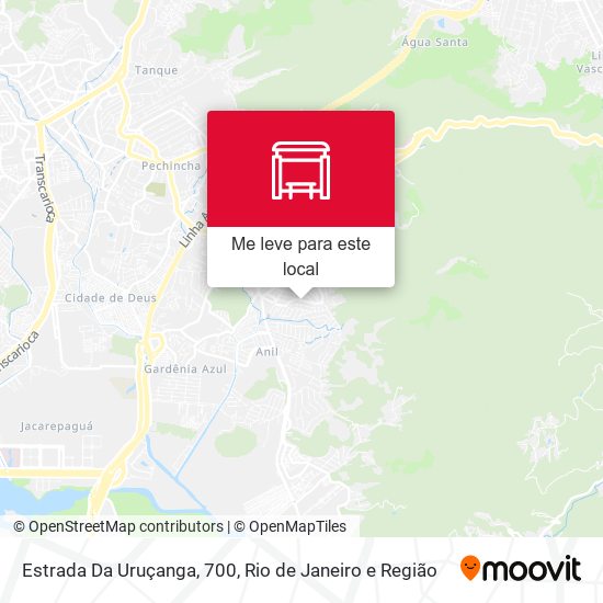 Estrada Da Uruçanga, 700 mapa