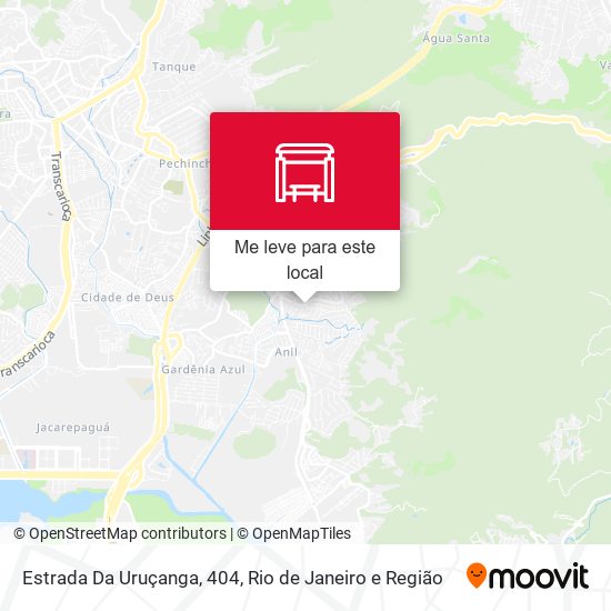 Estrada Da Uruçanga, 404 mapa