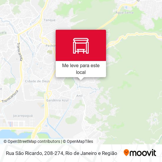 Rua São Ricardo, 208-274 mapa