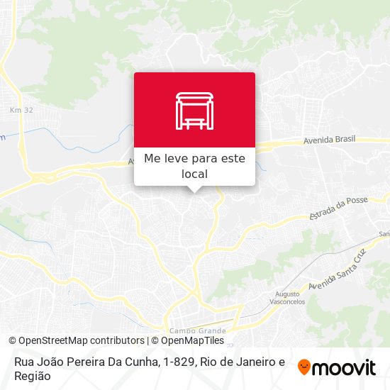 Rua João Pereira Da Cunha, 1-829 mapa