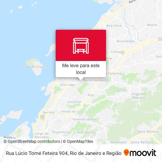 Rua Lúcio Tomé Feteira 904 mapa