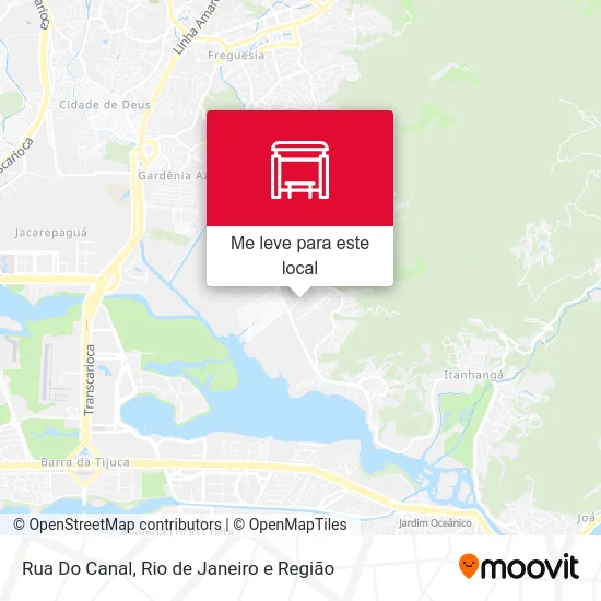 Rua Do Canal mapa
