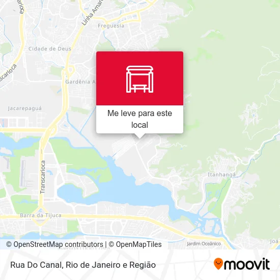 Rua Do Canal mapa