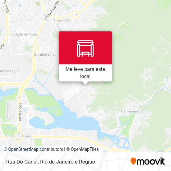 Rua Do Canal mapa