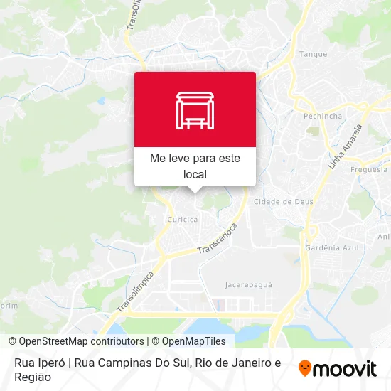 Rua Iperó | Rua Campinas Do Sul mapa