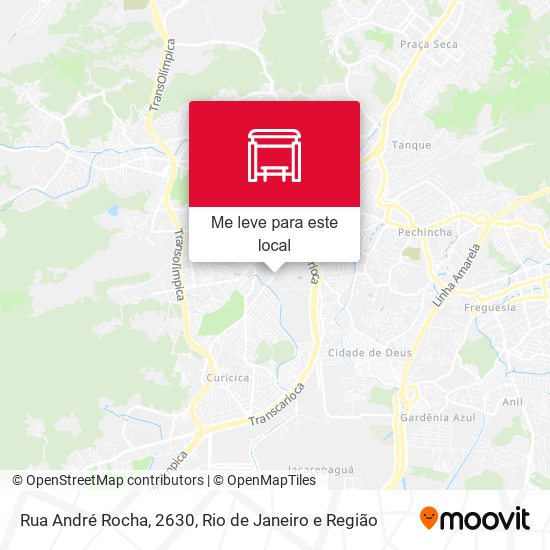 Rua André Rocha, 2630 mapa