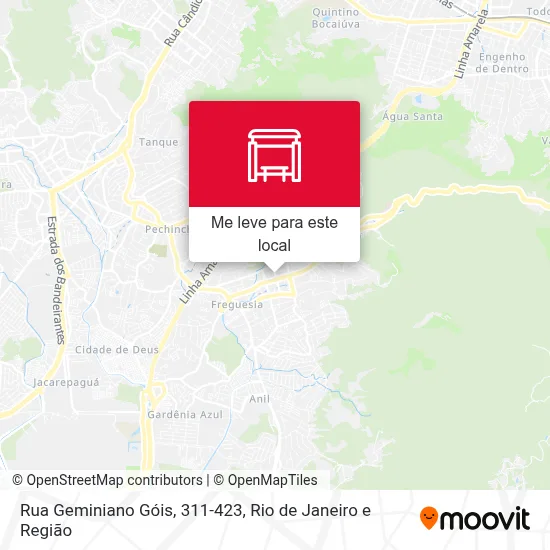 Rua Geminiano Góis, 311-423 mapa