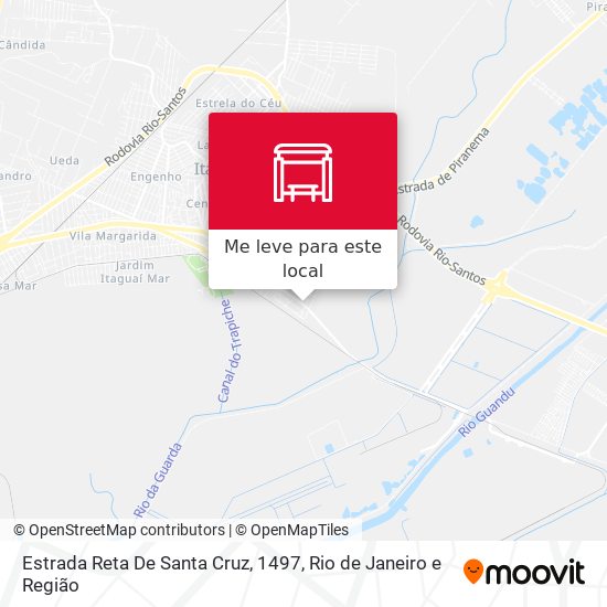 Estrada Reta De Santa Cruz, 1497 mapa