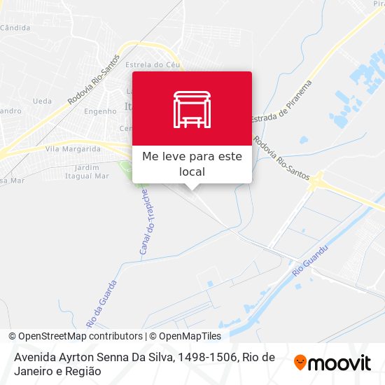Avenida Ayrton Senna Da Silva, 1498-1506 mapa