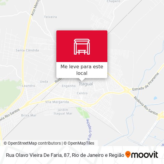 Rua Olavo Vieira De Faria, 87 mapa