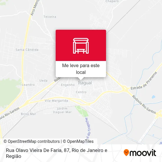 Rua Olavo Vieira De Faria, 87 mapa