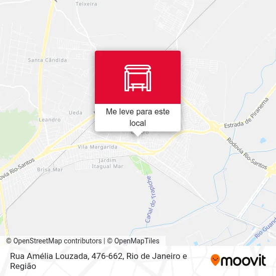 Rua Amélia Louzada, 476-662 mapa