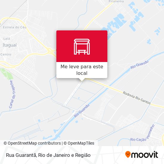 Rua Guarantã mapa
