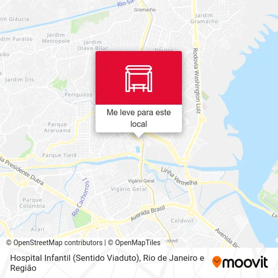 Hospital Infantil (Sentido Viaduto) mapa