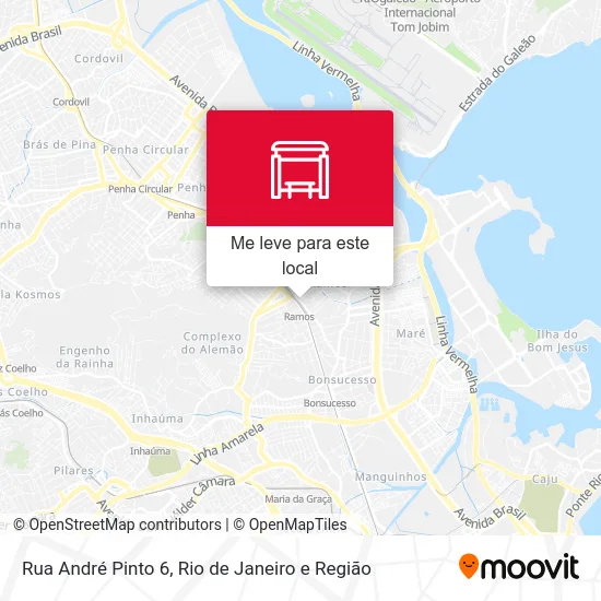 Rua André Pinto 6 mapa