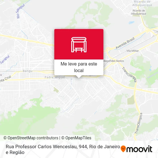 Rua Professor Carlos Wenceslau, 944 mapa