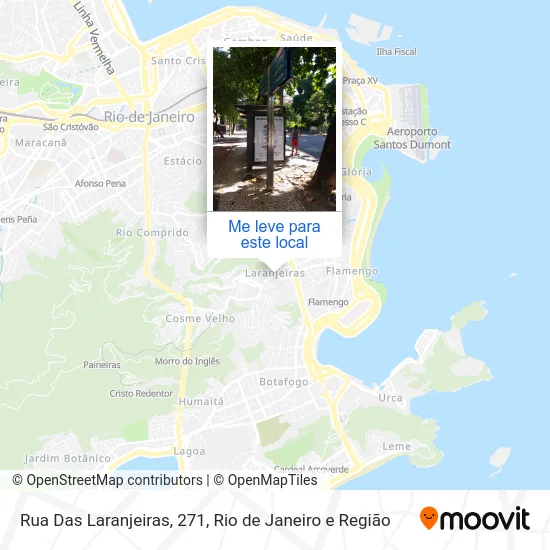 Rua Das Laranjeiras, 271 mapa