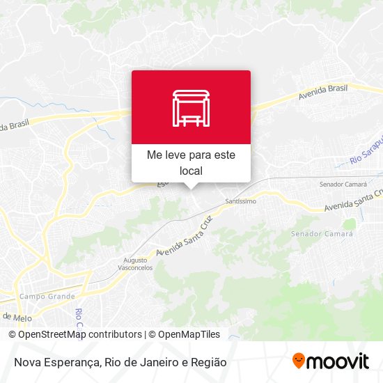 Nova Esperança mapa