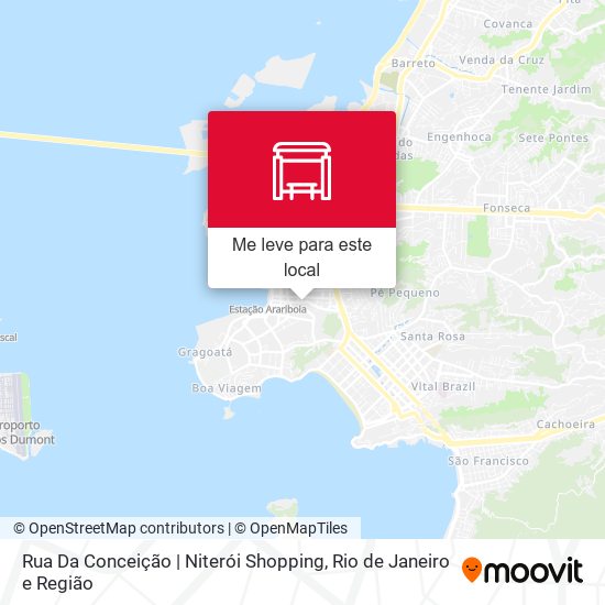 Rua Da Conceição | Niterói Shopping mapa