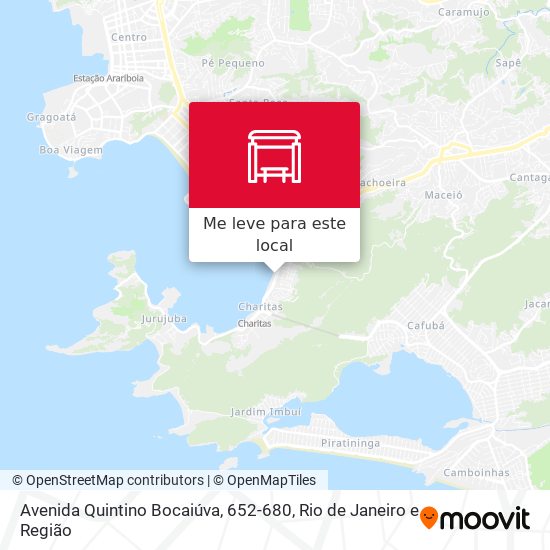 Avenida Quintino Bocaiúva, 652-680 mapa