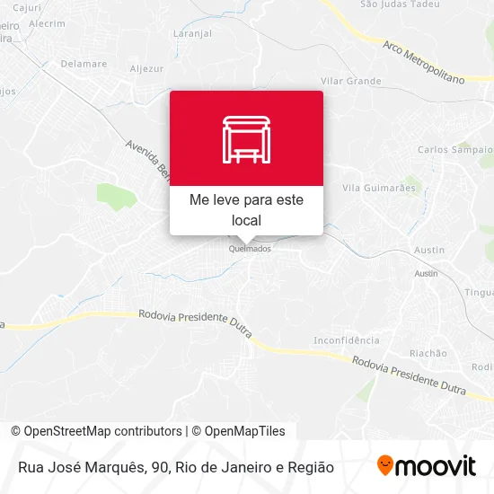 Rua José Marquês, 90 mapa
