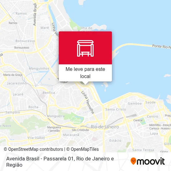 Avenida Brasil - Passarela 01 mapa