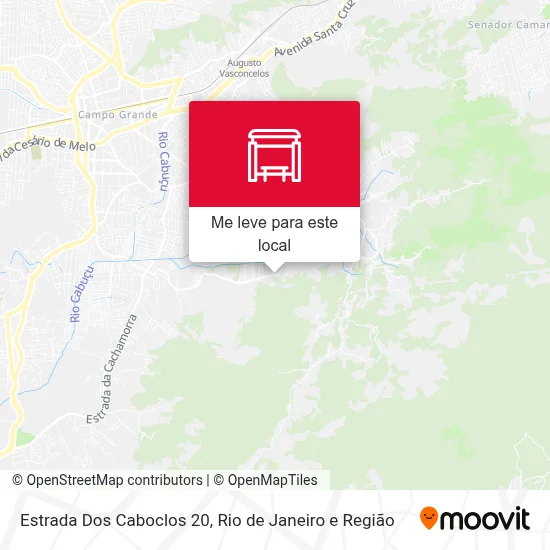 Estrada Dos Caboclos 20 mapa