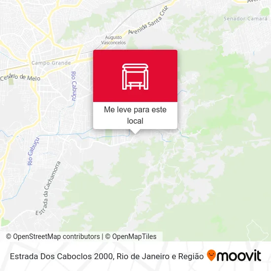 Estrada Dos Caboclos 2000 mapa