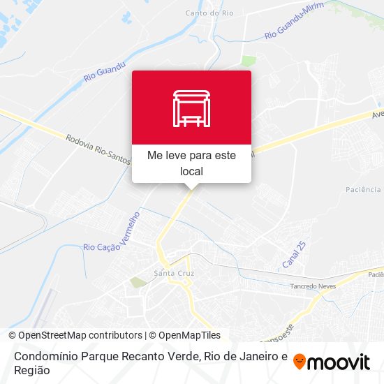 Condomínio Parque Recanto Verde mapa