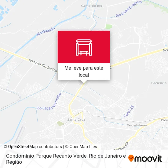 Condomínio Parque Recanto Verde mapa