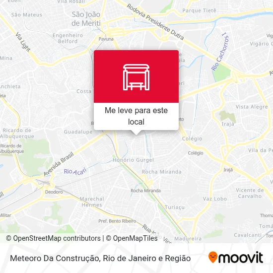 Meteoro Da Construção mapa