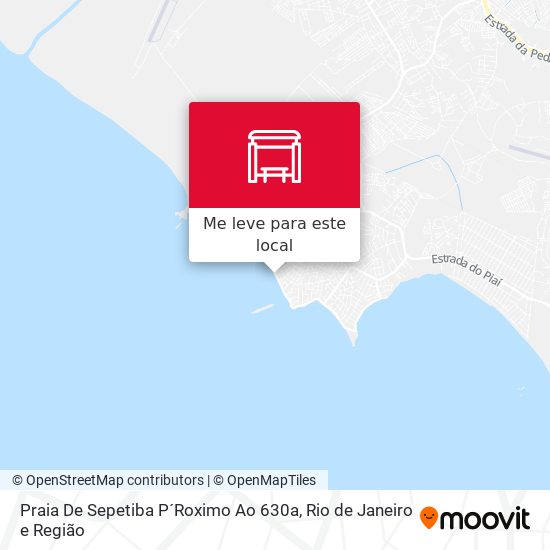 Praia De Sepetiba P´Roximo Ao 630a mapa