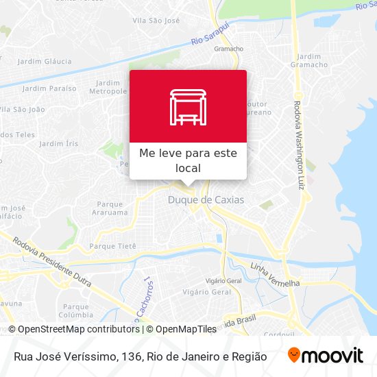 Rua José Veríssimo, 136 mapa