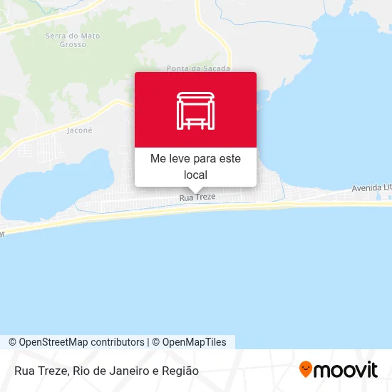 Rua Treze mapa
