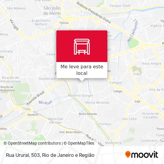Rua Ururaí, 503 mapa
