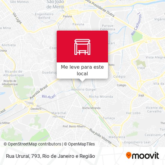 Rua Ururaí, 793 mapa