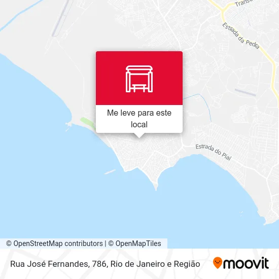 Rua José Fernandes, 786 mapa