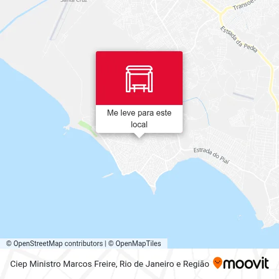 Ciep Ministro Marcos Freire mapa