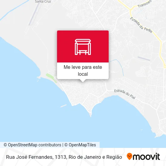 Rua José Fernandes, 1313 mapa