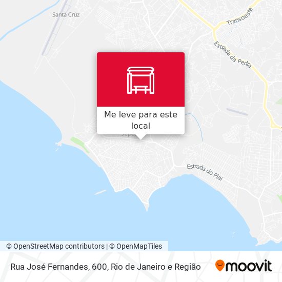 Rua José Fernandes, 600 mapa