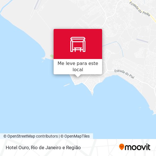 Hotel Ouro mapa