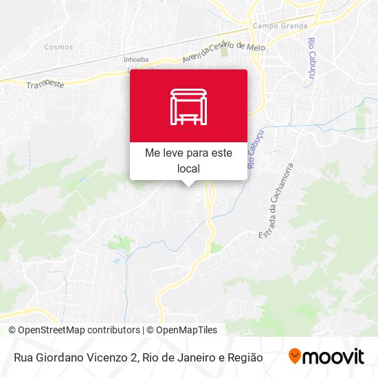 Rua Giordano Vicenzo 2 mapa