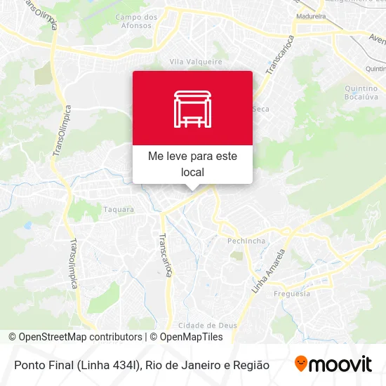 Ponto Final (Linha 434l) mapa
