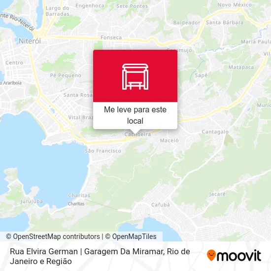 Rua Elvira German | Garagem Da Miramar mapa